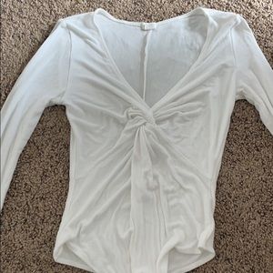 White long sleeve bodysuit